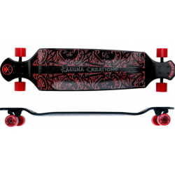 Drop Deck 43" Longboard - Black Wave (Black)