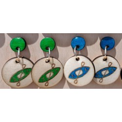 Kayak Earings-hanging