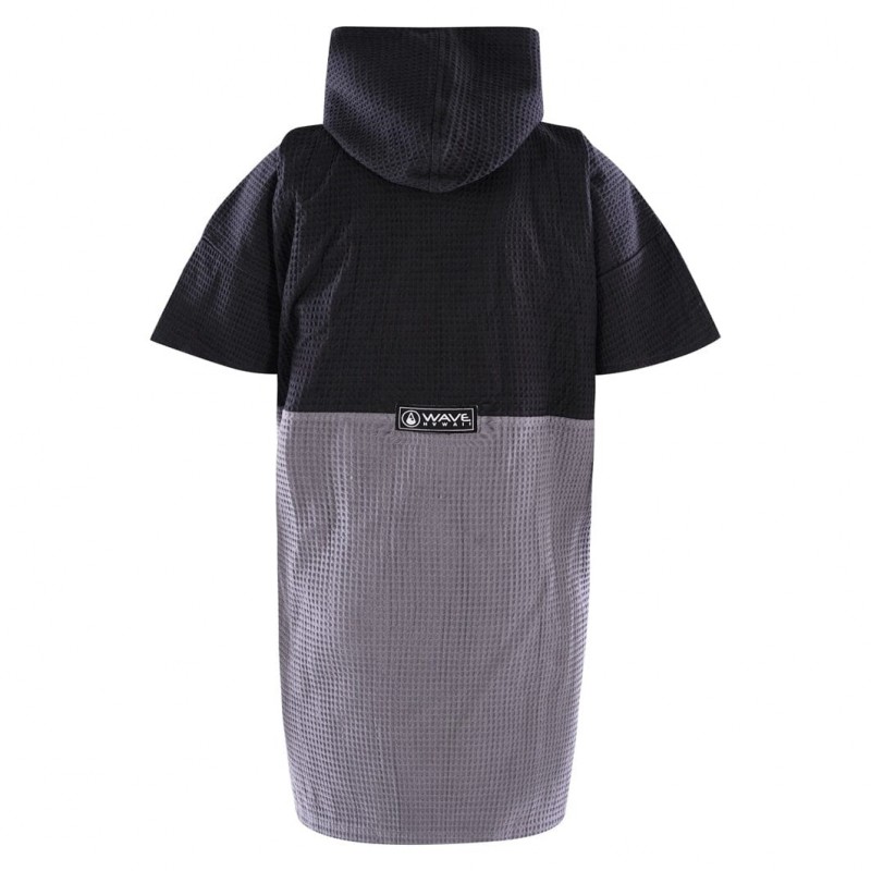 Poncho De Surf WAVE HAWAII Hoopa - 100% Coton écologique Öko-Tex - Taille S/M (155-185 Cm) - Pour Plage, Douche, Sport