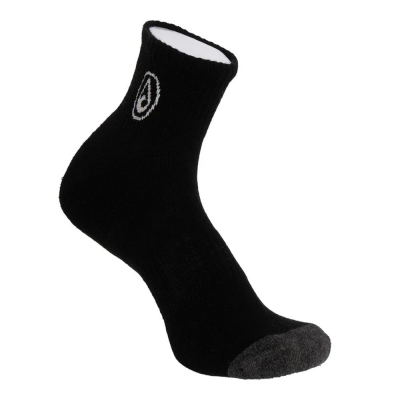 Wave Hawaii Cotton Ankle Socks Logo Black